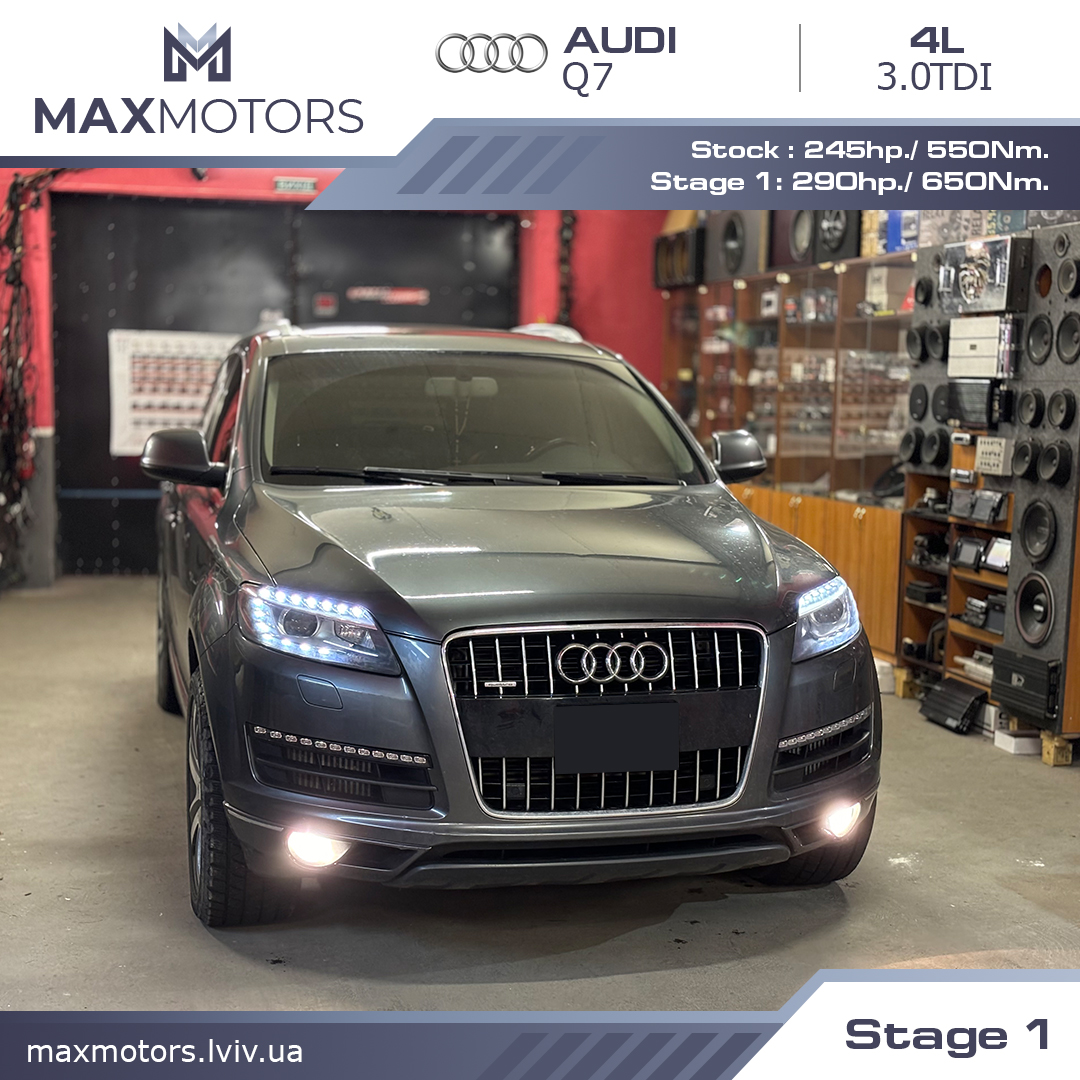 AUDI Q7 3.0TDI Stage-1